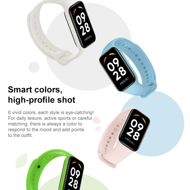 Original For Xiaomi Redmi Band 2 TPU Colorful Watch Band (Pink) - Watch Bands by Xiaomi | Online Shopping UK | buy2fix