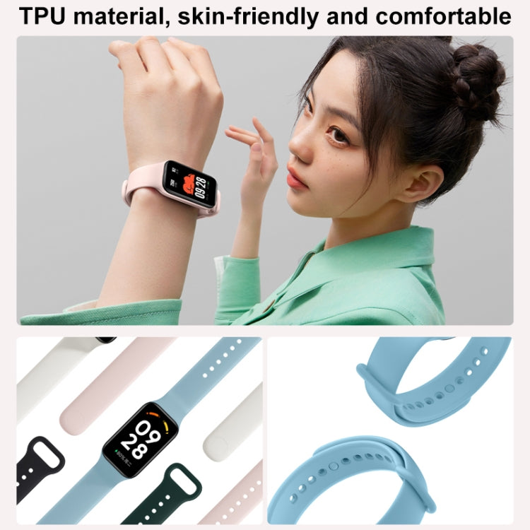 Original For Xiaomi Redmi Band 2 TPU Colorful Watch Band (White) - Watch Bands by Xiaomi | Online Shopping UK | buy2fix