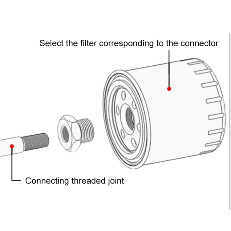 Car Oil Filter Adapters 1/2-28 Threaded Joints - Oil Filters & Accessories by buy2fix | Online Shopping UK | buy2fix