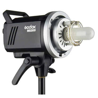 Godox MS300 Studio Flash Light 300Ws Bowens Mount Studio Speedlight (UK Plug) - Shoe Mount Flashes by Godox | Online Shopping UK | buy2fix