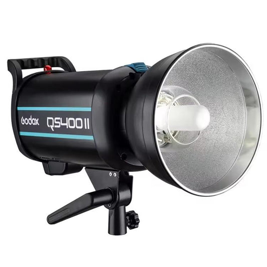 Godox QS400II Strobe Studio Flash Light 400Ws Bowens Mount High Speed Flash (EU Plug) - Shoe Mount Flashes by Godox | Online Shopping UK | buy2fix