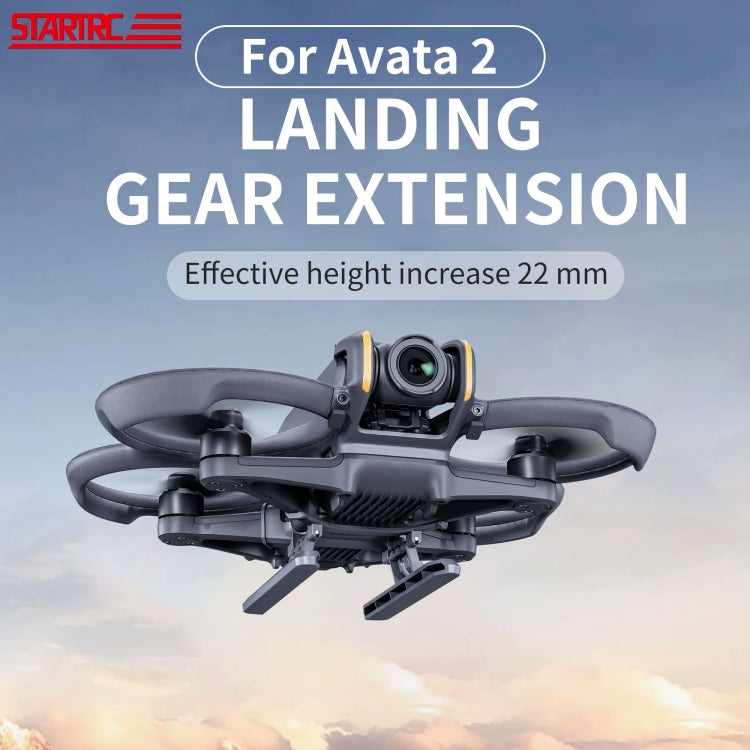 For DJI AVATA 2 STARTRC Folding Heightened Landing Gear Training Rack (Black) -  by STARTRC | Online Shopping UK | buy2fix