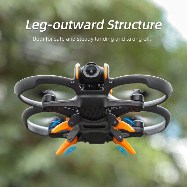 For DJI AVATA 2 Sunnylife LG797 Landing Gear Extensions Heightened Spider Gears Support Leg (Orange) - Other by Sunnylife | Online Shopping UK | buy2fix