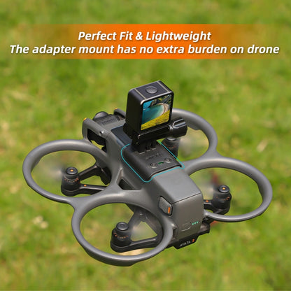 For DJI Avata 2 Sunnylife Action Camera Holder Mount Drone Light Bracket (Black) -  by Sunnylife | Online Shopping UK | buy2fix
