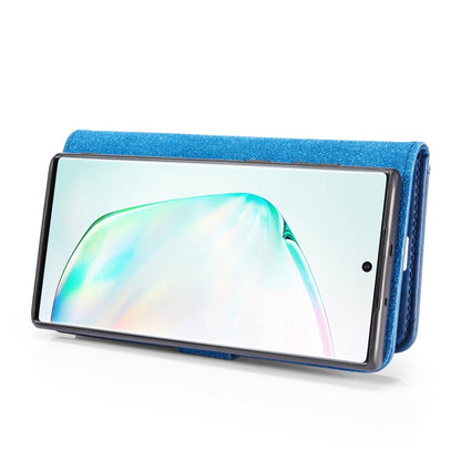 DG.MING Crazy Horse Texture Flip Detachable Magnetic Leather Case with Holder & Card Slots & Wallet for Samsung Galaxy Note 10(Blue) - Galaxy Phone Cases by DG.MING | Online Shopping UK | buy2fix