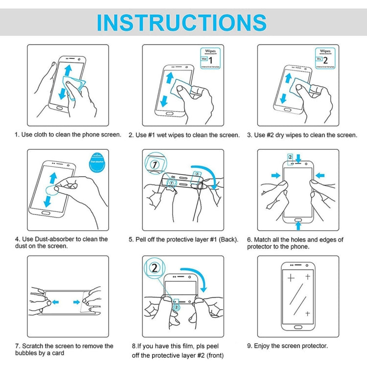 For Doogee N30 50 PCS 0.26mm 9H 2.5D Tempered Glass Film - Others by buy2fix | Online Shopping UK | buy2fix