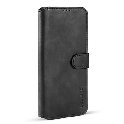 For Samsung Galaxy S21+ 5G DG.MING Retro Oil Side Horizontal Flip Case with Holder & Card Slots & Wallet(Black) - Galaxy S21+ 5G Cases by DG.MING | Online Shopping UK | buy2fix