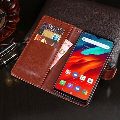 For Blackview A80 Plus idewei Crazy Horse Texture Horizontal Flip Leather Case with Holder & Card Slots & Wallet(Red) - More Brand by idewei | Online Shopping UK | buy2fix