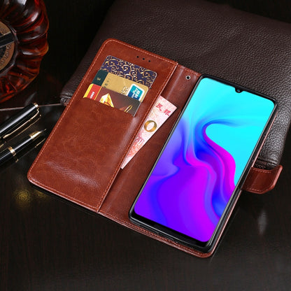 For Blackview A80S idewei Crazy Horse Texture Horizontal Flip Leather Case with Holder & Card Slots & Wallet(White) - More Brand by idewei | Online Shopping UK | buy2fix