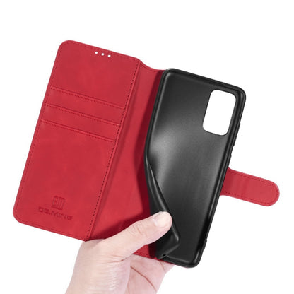 For Samsung Galaxy A32 4G DG.MING Retro Oil Side Horizontal Flip Leather Case with Holder & Card Slots & Wallet(Red) - Galaxy Phone Cases by DG.MING | Online Shopping UK | buy2fix