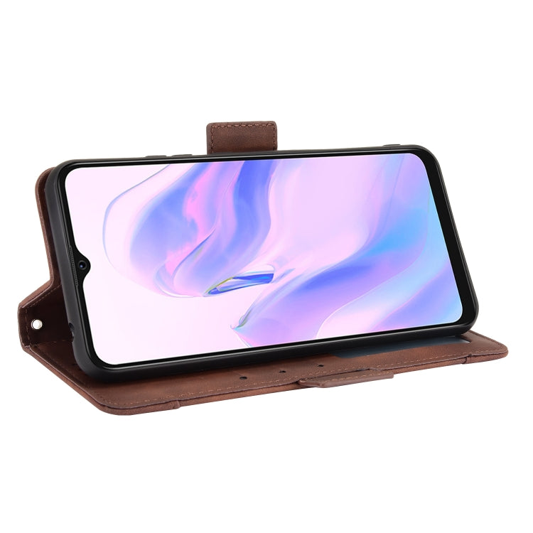 For Blackview A70 (2021) Skin Feel Calf Pattern Horizontal Flip Leather Case with Holder & Card Slots & Photo Frame(Brown) - More Brand by buy2fix | Online Shopping UK | buy2fix