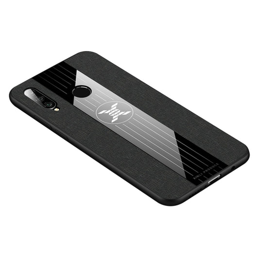 For Huawei P30 Lite XINLI Stitching Cloth Textue Shockproof TPU Protective Case(Black) - Huawei Cases by XINLI | Online Shopping UK | buy2fix