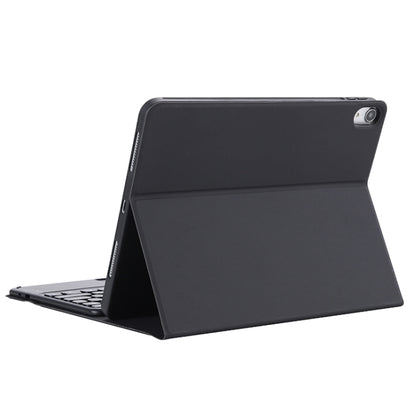 YT11B-A 2021 Detachable Candy Color Skin Texture Round Keycap Bluetooth Keyboard Leather Tablet Case with Touch Control & Pen Slot & Stand For iPad Pro 11 (2021)(Black) - For iPad Pro by buy2fix | Online Shopping UK | buy2fix