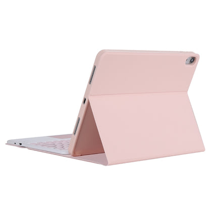 YT11B-A 2021 Detachable Candy Color Skin Texture Round Keycap Bluetooth Keyboard Leather Tablet Case with Touch Control & Pen Slot & Stand For iPad Pro 11 (2021)(Pink) - For iPad Pro by buy2fix | Online Shopping UK | buy2fix