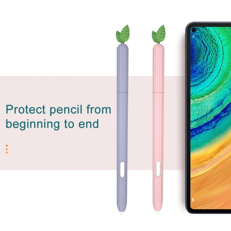 For Samsung Galaxy Tab S7 SM-870 / SM-T875 Fruit and Vegetable Shape Stylus Silicone Protective Case(Small Pineapple) - Pencil Accessories by buy2fix | Online Shopping UK | buy2fix