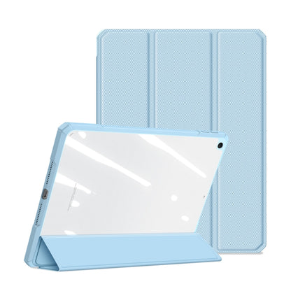 DUX DUCIS TOBY Series Shockproof PU Leather + PC + TPU Horizontal Flip Case with Holder & Pen Slot & Sleep / Wake-up Function For iPad 9.7 inch 2017 / 2018(Blue) - iPad 9.7 (2018) & (2017) Cases by DUX DUCIS | Online Shopping UK | buy2fix