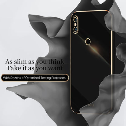 For Xiaomi Mi 8 XINLI Straight 6D Plating Gold Edge TPU Shockproof Case(Cherry Purple) - Xiaomi Cases by XINLI | Online Shopping UK | buy2fix