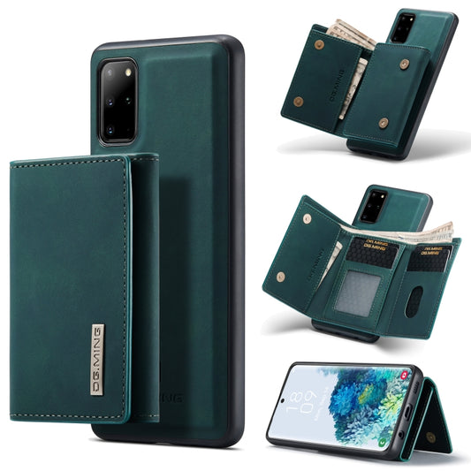 For Samsung Galaxy S20+ DG.MING M1 Series 3-Fold Multi Card Wallet  Back Cover Shockproof Case with Holder Function(Green) - Galaxy Phone Cases by DG.MING | Online Shopping UK | buy2fix