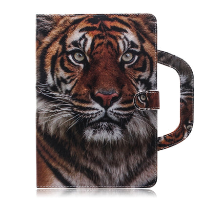 For iPad 10.2 / 10.5 / Air 2019 3D Colored Drawing Horizontal Flip Leather Case with Holder & Card Slot & Wallet & Handle(Siberian Tiger) - iPad Air (2019) Cases by buy2fix | Online Shopping UK | buy2fix