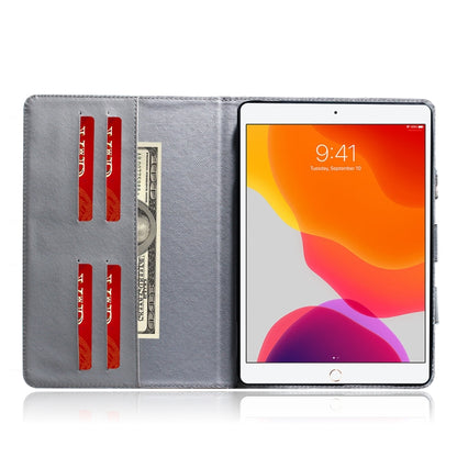 For iPad 10.2 / 10.5 / Air 2019 3D Colored Drawing Horizontal Flip Leather Case with Holder & Card Slot & Wallet & Handle(Siberian Tiger) - iPad Air (2019) Cases by buy2fix | Online Shopping UK | buy2fix