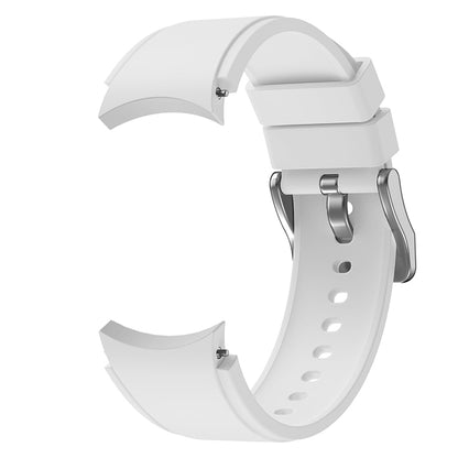 For Samsung Galaxy Watch4 40mm Silicone Watch Band(White) - Watch Bands by buy2fix | Online Shopping UK | buy2fix