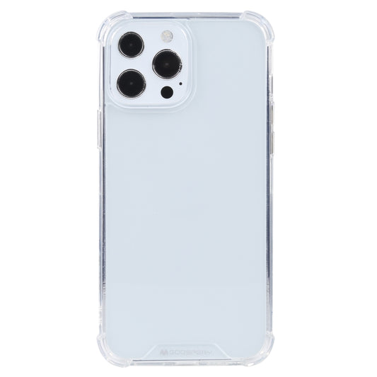 For iPhone 13 Pro Max GOOSPERY SUPER Protect Four Corners Shockproof Soft TPU Case (Transparent) - iPhone 13 Pro Max Cases by GOOSPERY | Online Shopping UK | buy2fix