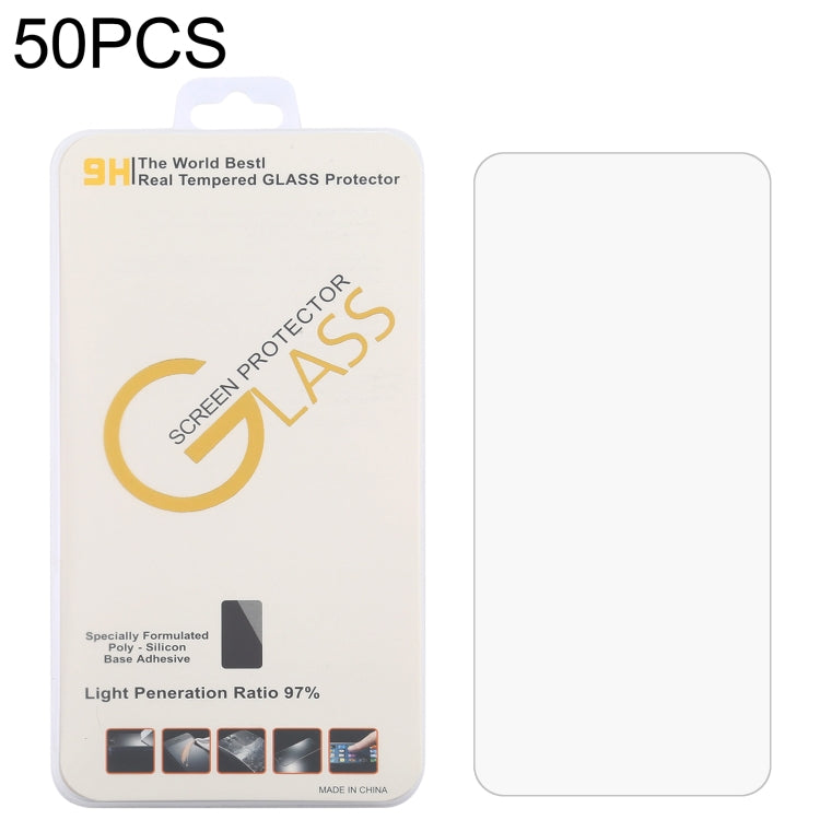 For Doogee V10 5G 50 PCS 0.26mm 9H 2.5D Tempered Glass Film - For Doogee by buy2fix | Online Shopping UK | buy2fix