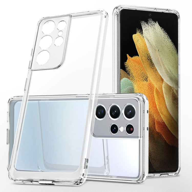 For Samsung Galaxy S21 Ultra 5G Crystal Clear Shockproof PC + TPU Protective Case(Transparent) - Galaxy S21 Ultra 5G Cases by buy2fix | Online Shopping UK | buy2fix