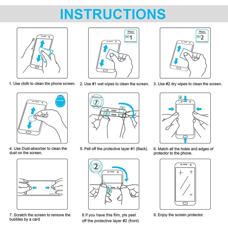 For Ulefone Note 7T 50 PCS 0.26mm 9H 2.5D Tempered Glass Film - Ulefone Tempered Glass by buy2fix | Online Shopping UK | buy2fix