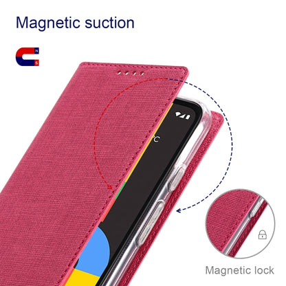 For Google Pixel 6 ViLi DMX Series Shockproof TPU + PU Leather Magnetic Attraction Horizontal Flip Case with Card Slot & Holder(Rose Red) - Google Cases by ViLi | Online Shopping UK | buy2fix