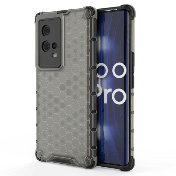 For Vivo iQOO 8 Pro Shockproof Honeycomb PC + TPU Protective Case(Black) - vivo Cases by buy2fix | Online Shopping UK | buy2fix