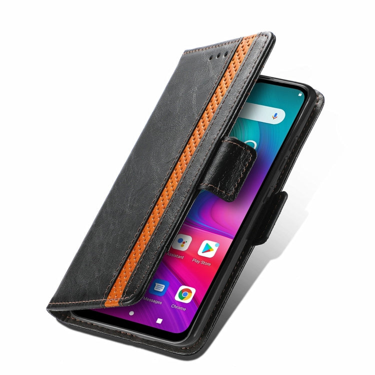 For Doogee X96 Pro CaseNeo Business Splicing Dual Magnetic Buckle Horizontal Flip PU Leather Case with Holder & Card Slots & Wallet(Black) - More Brand by buy2fix | Online Shopping UK | buy2fix