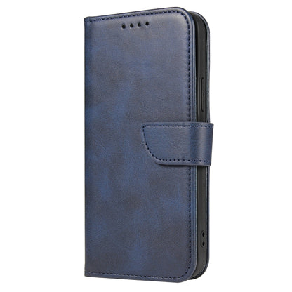 For iPhone 13 Calf Texture Buckle Horizontal Flip Leather Case with Holder & Card Slots & Wallet(Blue) - iPhone 13 Cases by buy2fix | Online Shopping UK | buy2fix