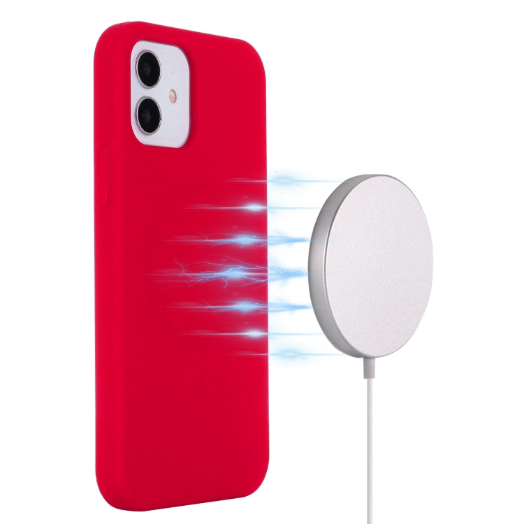 For iPhone 13 Pro Shockproof Silicone Magnetic Magsafe Case (Red) - iPhone 13 Pro Cases by buy2fix | Online Shopping UK | buy2fix