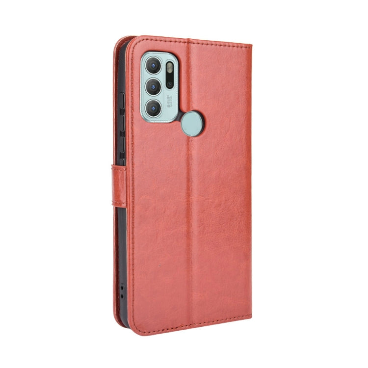 For Motorola Moto G60S Crazy Horse Texture Horizontal Flip Leather Case with Holder & Card Slots & Lanyard(Brown) - Motorola Cases by buy2fix | Online Shopping UK | buy2fix