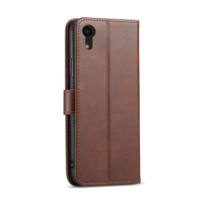 For iPhone XR Calf Texture Buckle Horizontal Flip Leather Case with Holder & Card Slots & Wallet(Brown) - More iPhone Cases by buy2fix | Online Shopping UK | buy2fix