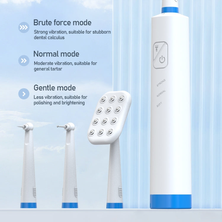 LSHOW YJK108 Multi-function Facial Cleansingand Teeth Cleaning Instrument with LED Auxiliary Light(Blue) - Oral Irrigators by LSHOW | Online Shopping UK | buy2fix