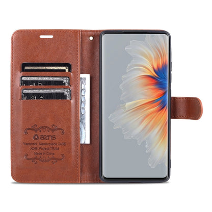 For Xiaomi Mix 4 AZNS Sheepskin Texture Horizontal Flip Leather Case with Holder & Card Slots & Wallet(Brown) - Xiaomi Cases by AZNS | Online Shopping UK | buy2fix