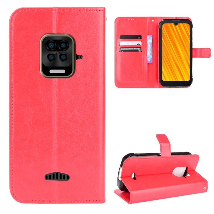 For Doogee S59 / S59 Pro Crazy Horse Texture Horizontal Flip Leather Case with Holder & Card Slots & Lanyard(Red) - More Brand by buy2fix | Online Shopping UK | buy2fix