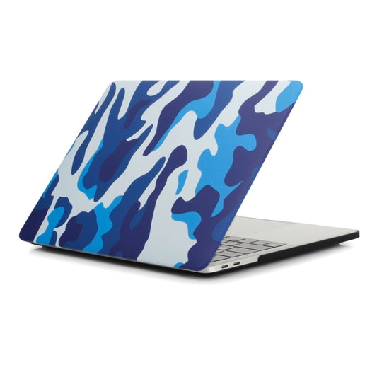 Camouflage Pattern Laptop Water Decals PC Protective Case For MacBook Pro 16 inch A2141(Blue Camouflage) - MacBook Pro Cases by buy2fix | Online Shopping UK | buy2fix