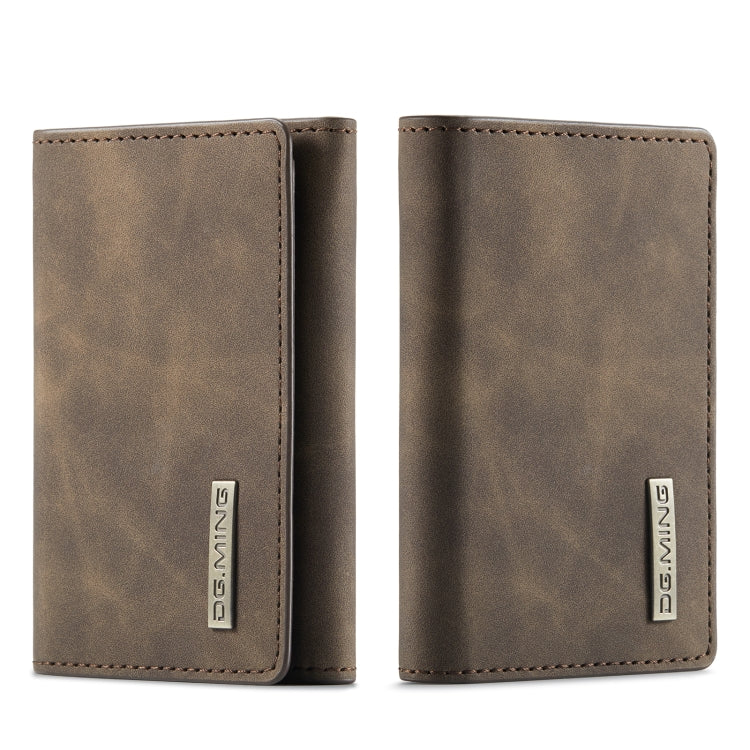 DG.MING M1 Series 3-Fold Multi Card Wallet(Coffee) - Wallets by DG.MING | Online Shopping UK | buy2fix