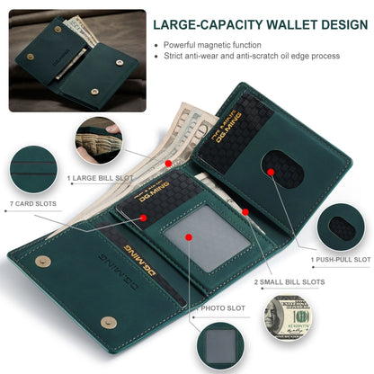 DG.MING M1 Series 3-Fold Multi Card Wallet(Green) - Wallets by DG.MING | Online Shopping UK | buy2fix