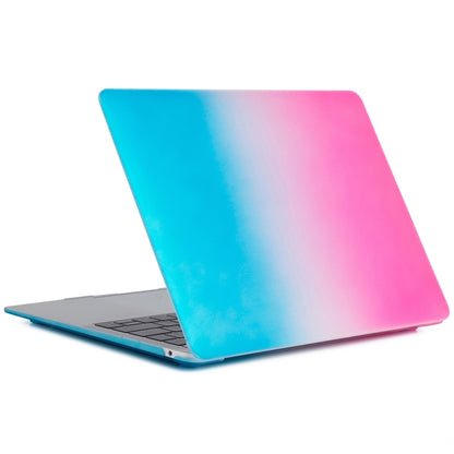 Laptop Rainbow Pattern PC Protective Case For MacBook Pro 14.2 inch A2442 2021(Pink + Water Blue) - MacBook Pro Cases by buy2fix | Online Shopping UK | buy2fix