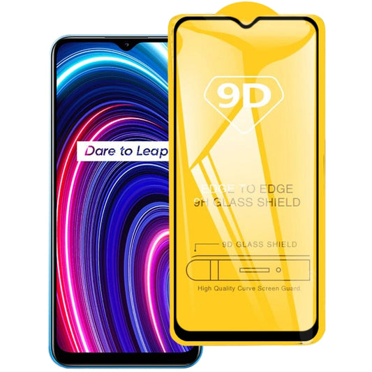 For OPPO Realme C25Y / C21Y 9D Full Glue Full Screen Tempered Glass Film - Realme Tempered Glass by buy2fix | Online Shopping UK | buy2fix