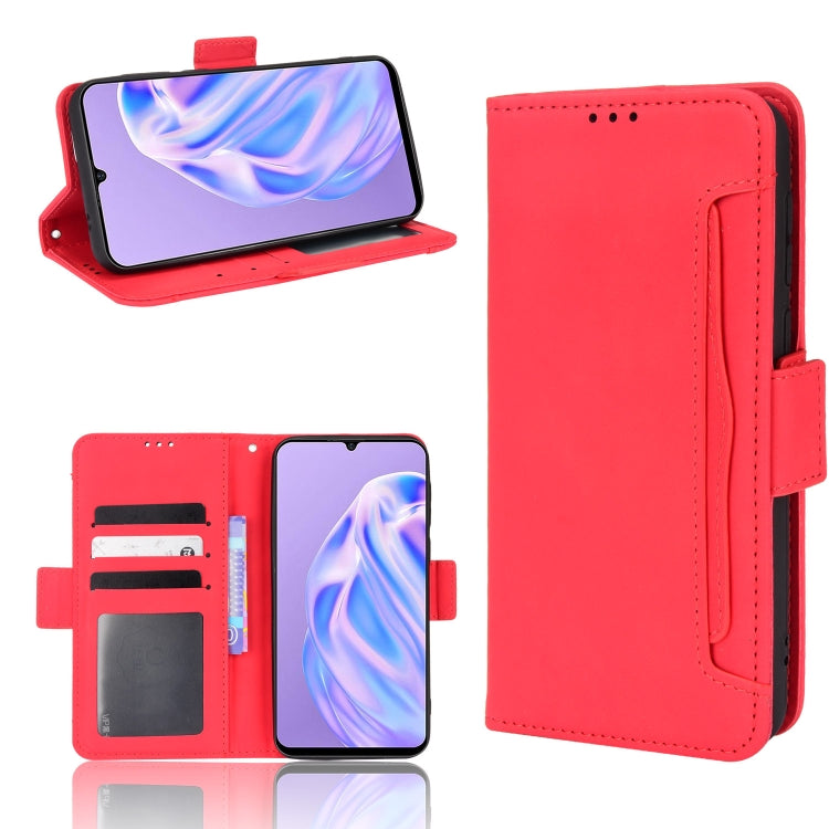 For Ulefone Note 6 / Note 6P Skin Feel Calf Pattern Leather Phone Case(Red) - Ulefone Cases by buy2fix | Online Shopping UK | buy2fix