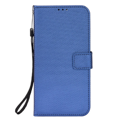 For Ulefone Note 6/ Note 6P Diamond Texture Leather Phone Case(Blue) - Ulefone Cases by buy2fix | Online Shopping UK | buy2fix