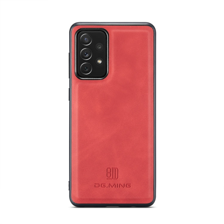 For Samsung Galaxy A73 5G DG.MING M2 Series 3-Fold Multi Card Bag + Phone Case(Red) - Galaxy Phone Cases by DG.MING | Online Shopping UK | buy2fix