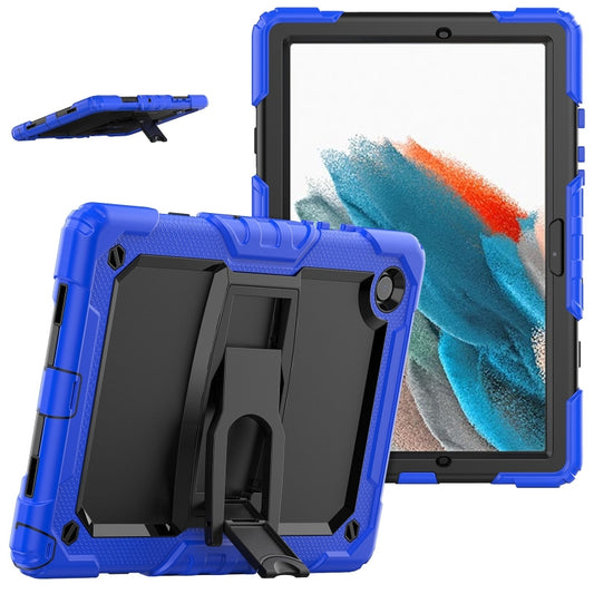 For Samsung Galaxy Tab A8 10.5 2021 Shockproof Black Silicone + PC Tablet Protective Case(Blue) - Other Galaxy Tab PC by buy2fix | Online Shopping UK | buy2fix