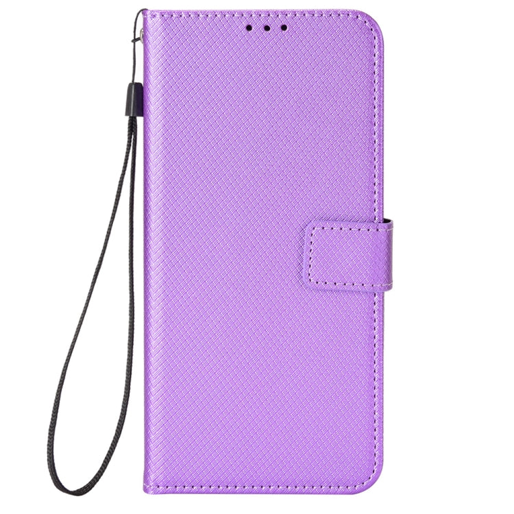 For Blackview A70 2021 Diamond Texture Leather Phone Case(Purple) - More Brand by buy2fix | Online Shopping UK | buy2fix