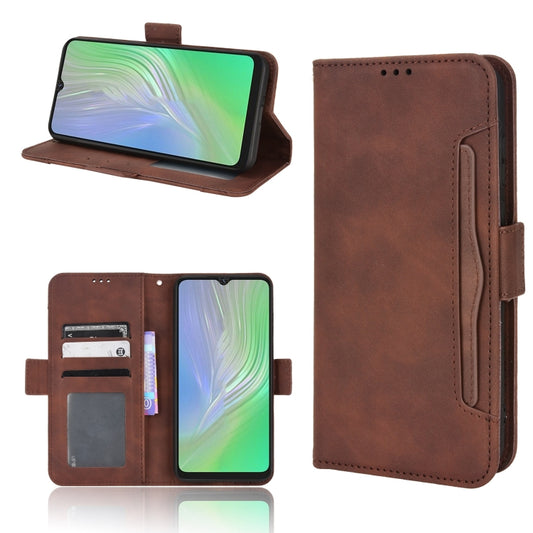 For Blackview A55 Skin Feel Calf Pattern Leather Phone Case(Brown) - More Brand by buy2fix | Online Shopping UK | buy2fix